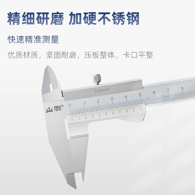 High precision stainless steel vernier caliper